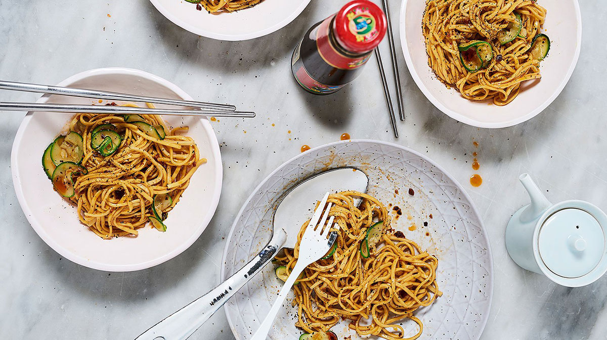 Mother’s Oyster Sauce Noodles by Sandia Chang