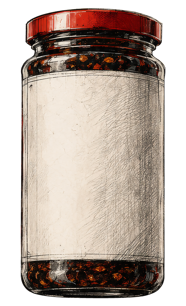 Chiu Chow Chill Oil dress the bottle
