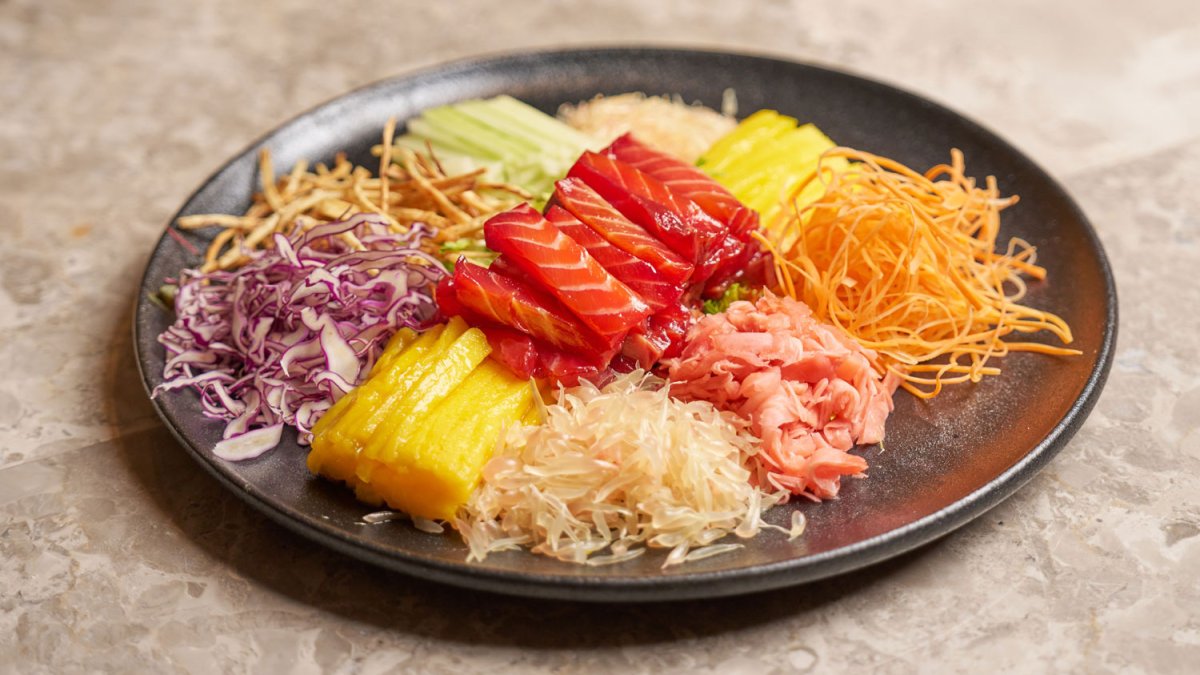 Soy-Marinated Salmon Yusheng