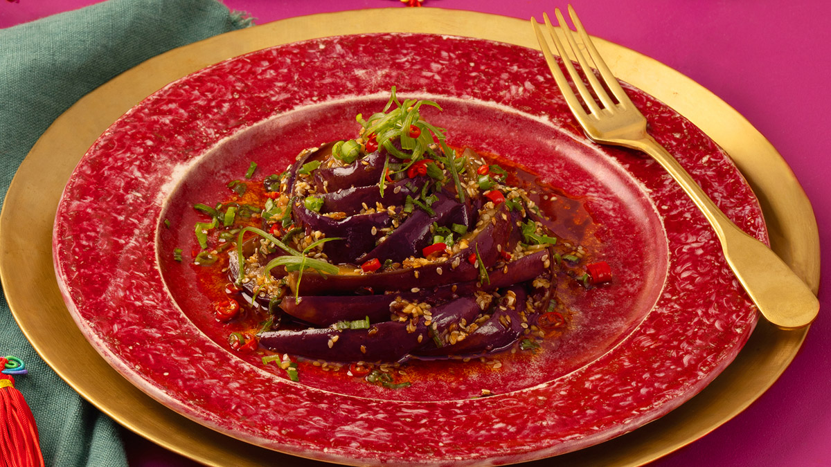 Spicy Aubergine Salad