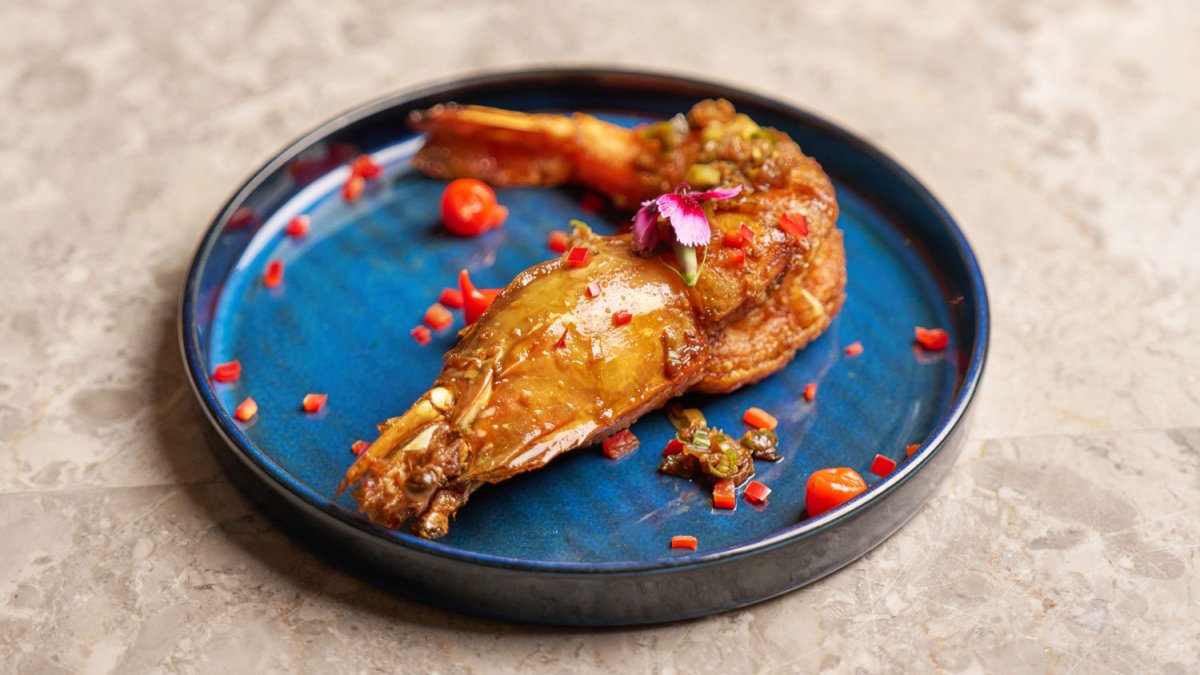 Wok-Fried Tiger Prawns